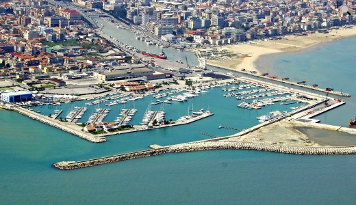 Il magnifico scenario del Marina di Pescara